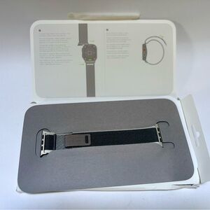 Apple | NWOT 49mm Black Titanium Trail Loop Ultra Watch Band - S/M, Damaged Box